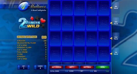 4h Deuces Wild Espresso Slot Gratis