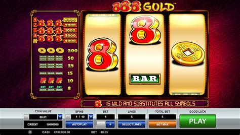 888 Gold Slot Gratis