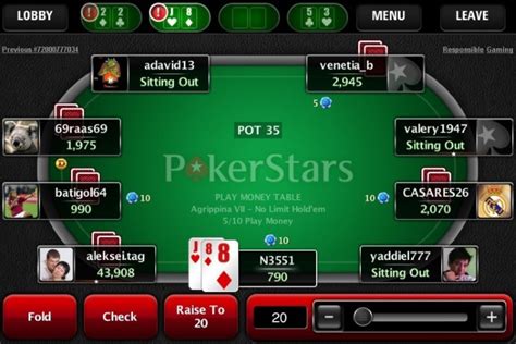 A Pokerstars Mobile Android Dinheiro Real