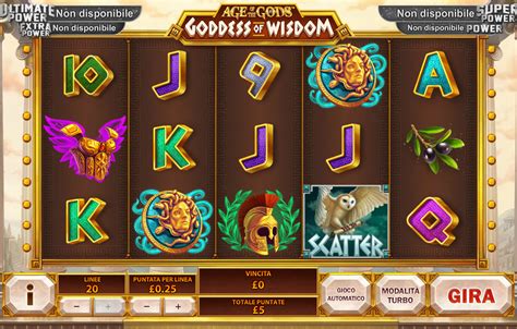 Age Of The Gods Goddes Of Wisdom Slot Gratis