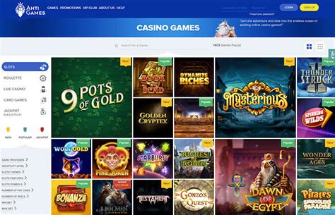 Ahti Games Casino Login