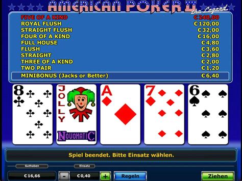 American Poker 2 E Miniclip