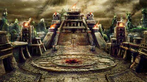 Aztec Temple Blaze