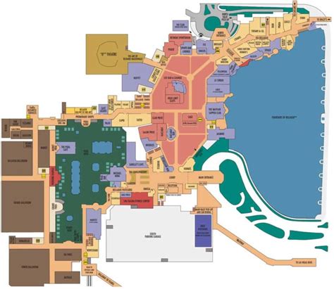 Bellagio Casino Andar De Layout