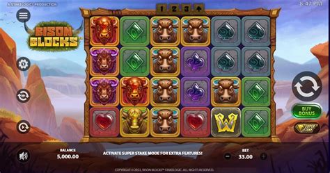 Bison Blocks Slot Gratis