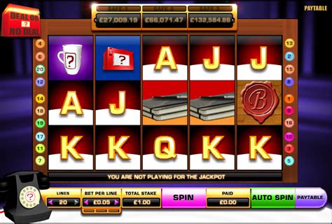 Deal Or No Deal Slot Machine Dicas
