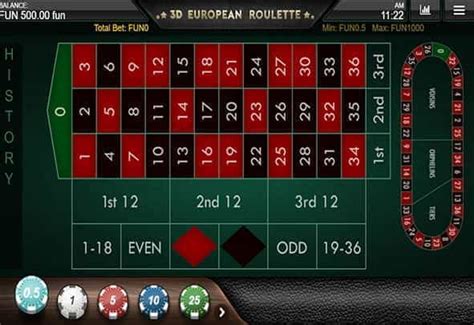 European Roulette 3d Advanced Leovegas