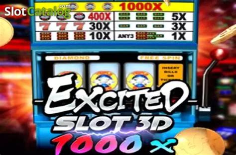 Excited Slot 3d 1000x Novibet