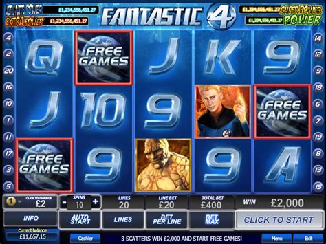 Fantastic 4 Slots Gratis