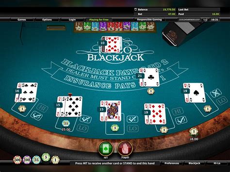 Juegos De Black Jack En Linea