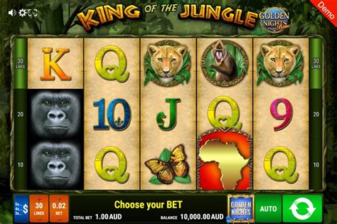 King Of The Jungle Golden Nights Bonus Novibet