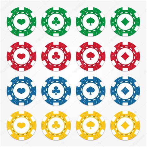 Logo De Fichas De Poker Marcadores De Bola