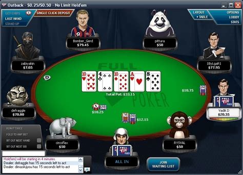 O Full Tilt Poker Efeitos De Som