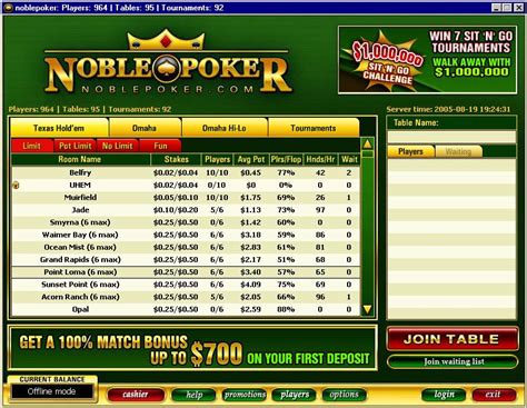 O Noble Poker