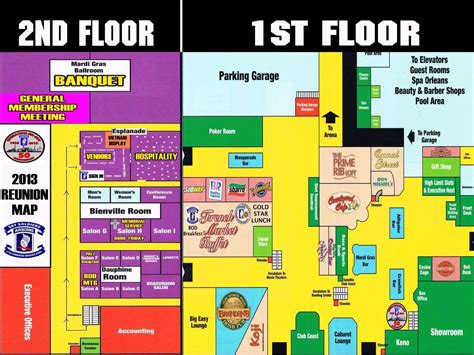 Orleans Casino Mapa De Propriedade