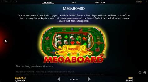 Racetrack Riches Megaboard Pokerstars