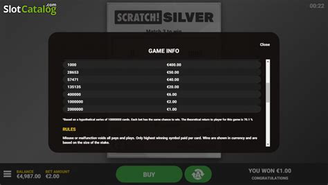 Scratch Silver Bodog