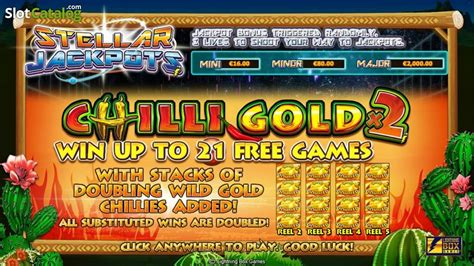 Stellar Jackpots With Chilli Gold X2 Bodog