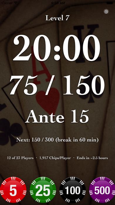 Texas Holdem Poker Timer App