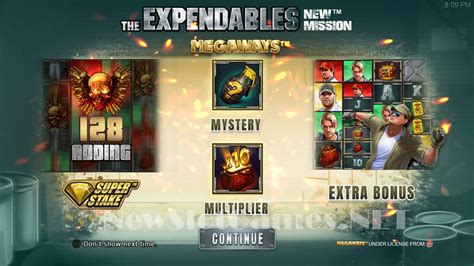 The Expendables New Mission Megaways Betano