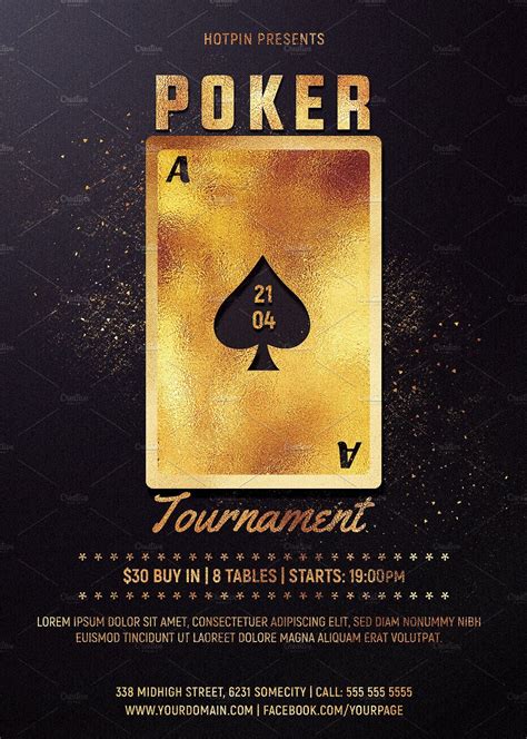 Torneio De Poker Flyer