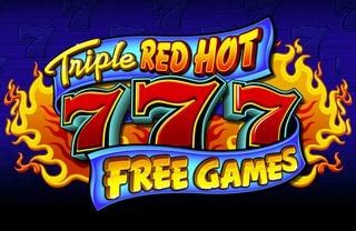 Triple Red Hot 7s Maquina De Fenda