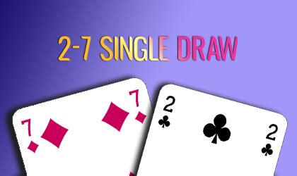 V Vel Reguli  Poker 2 7 Single Draw