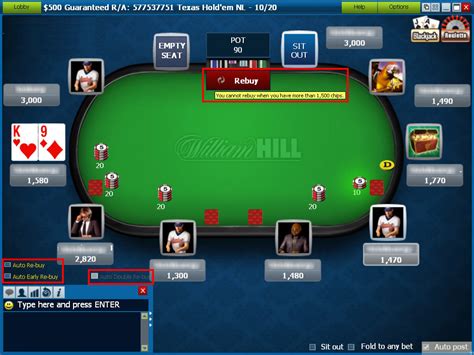 William Hill Poker Quarto