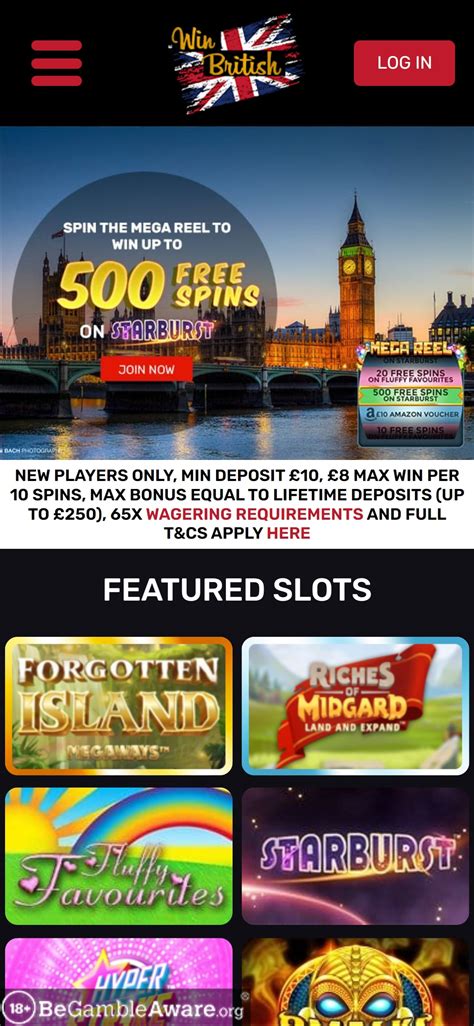 Win British Casino Mobile